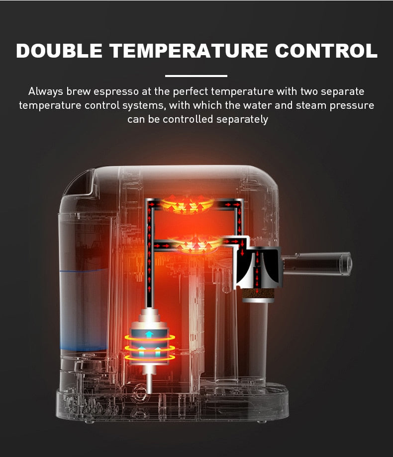 JASSY Automatic Espresso Coffee Machine | Latte Coffee Maker | All-in-one Espresso Machine | With Milk Froth