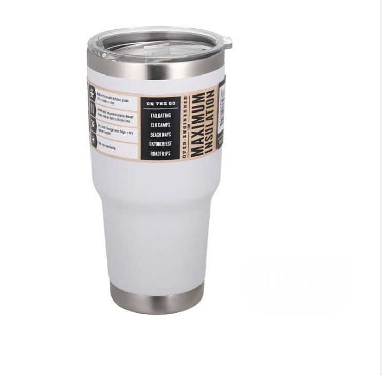 20/30oz Travel Coffee Mug Stainless Steel Thermos Tumbler Water Cup Vacuum Flask Thermo Cups Bottle Thermocup Garrafa Termica