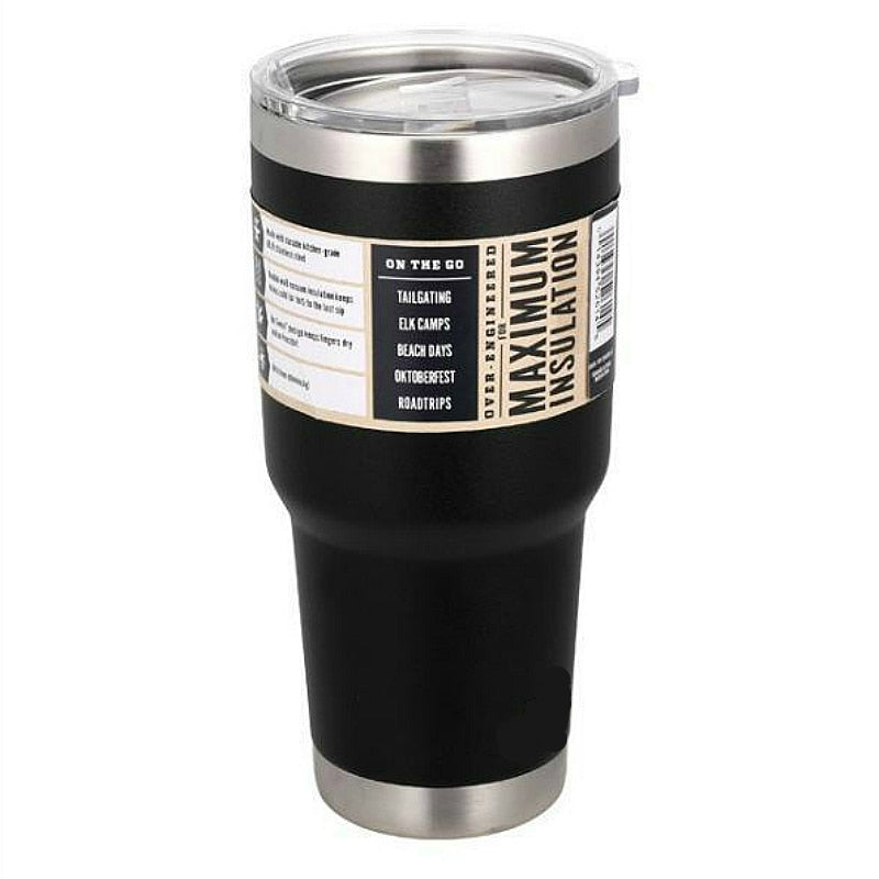20/30oz Travel Coffee Mug Stainless Steel Thermos Tumbler Water Cup Vacuum Flask Thermo Cups Bottle Thermocup Garrafa Termica