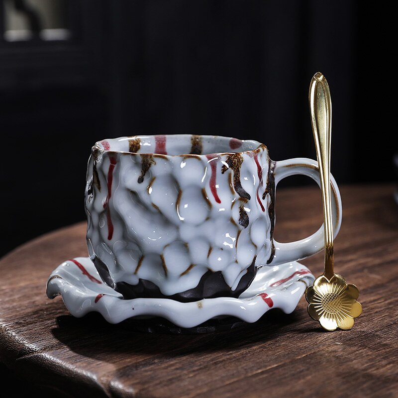 Vintage Japanese Mug Kiln Transformed Handmade Ceramic Stoneware Coffee Cup