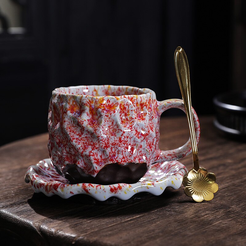 Vintage Japanese Mug Kiln Transformed Handmade Ceramic Stoneware Coffee Cup