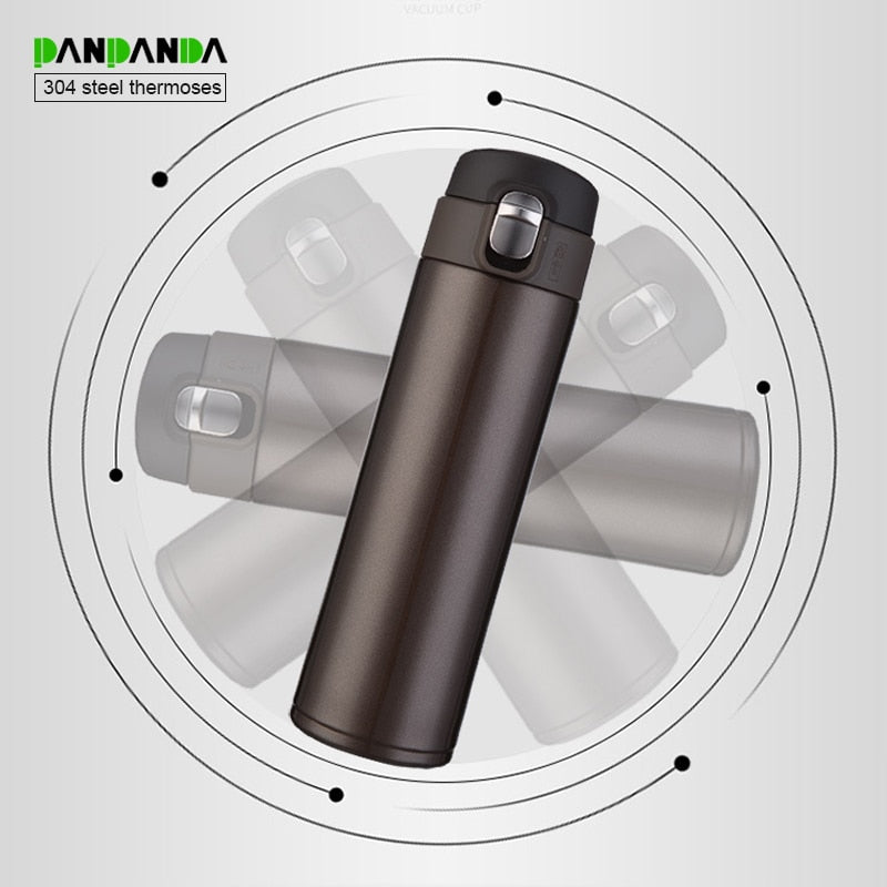 PANPANDA Outdoor Vacuum thermoses Bottle Portable Vacuum Flask Insulated Water Bottle BPA Free Food Thermos Travel Coffee Mug