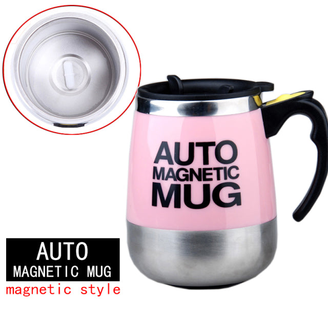 New Automatic Self Stirring Magnetic Mug Creative Stainless Steel Coffee Milk Mixing Cup Blender Lazy Smart Mixer Thermal Cup