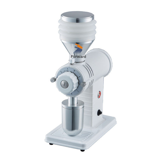 60mm Alloy Titanium Flat Burr 150G Air Beating Hopper Electric Coffee Bean Grinder 10 Level Adjustable Espresso Grinding Machine