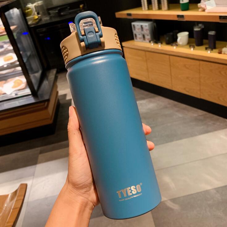 Large Stainless Steel Travel Thermos Bottle for Coffee Tea Water Double Wall Vacuum Insulated, 25Oz, 36 Hour Hot + 48 Hour Cold