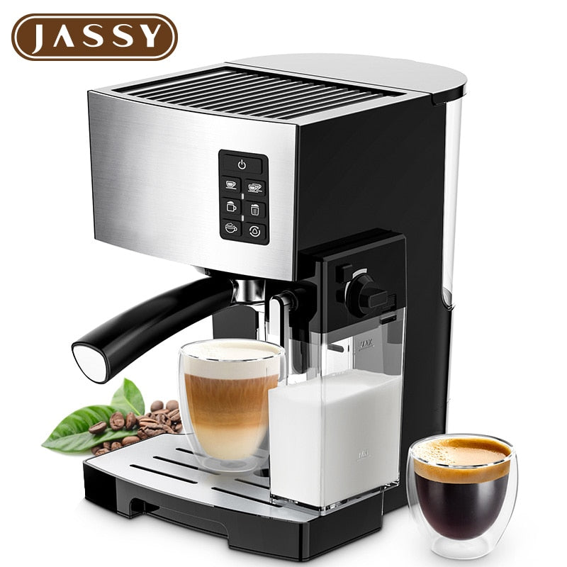 JASSY Automatic Espresso Coffee Machine | Latte Coffee Maker | All-in-one Espresso Machine | With Milk Froth