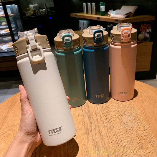 Large Stainless Steel Travel Thermos Bottle for Coffee Tea Water Double Wall Vacuum Insulated, 25Oz, 36 Hour Hot + 48 Hour Cold