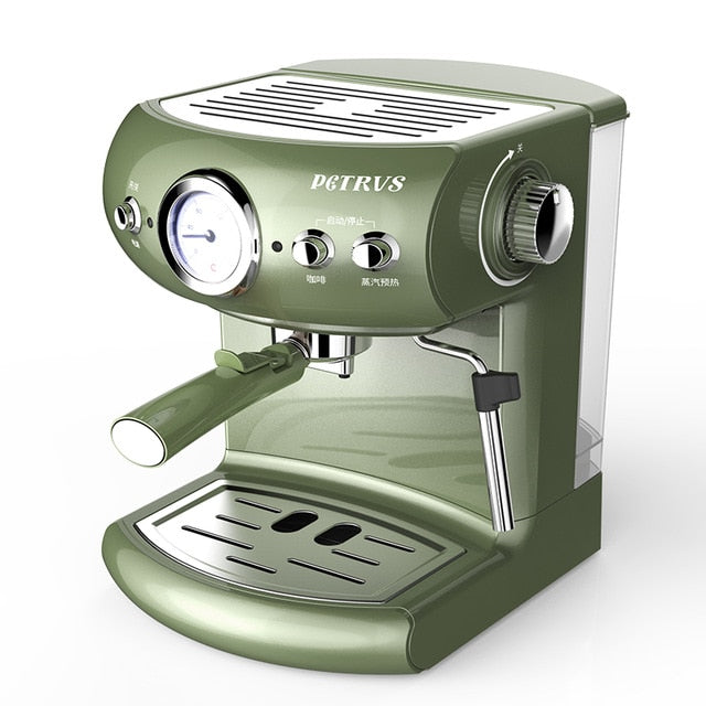 Retro Style Semi-automatic Coffee Machine