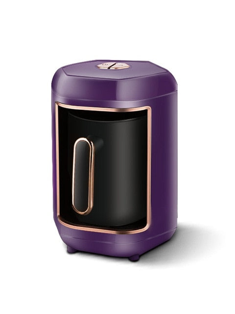 Household 600W Automatic Turkish Coffee Boiler Purple